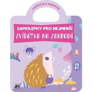 JIRI MODELS ZVÍŘÁTKA NA ZAHRADĚ Samolepková knížka, mix, velikost