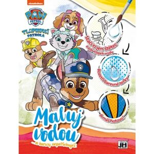 TLAPKOVÁ PATROLA MALUJ VODOU A4 TLAPKOVÁ PATROLA Omalovánky, mix, velikost