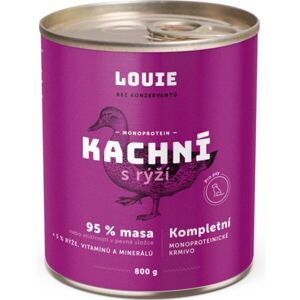 LOUIE Kachní s rýží 800g Psí konzerva, fialová, velikost