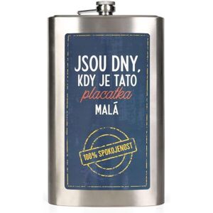ALBI JSOU DNY KDY JE TATO PLACATKA MALÁ Megaplacatka, stříbrná, velikost
