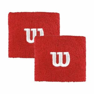 Wilson W WRISTBAND RD OSFA Potítko, červená, velikost UNI