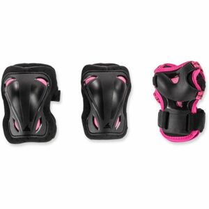 Rollerblade SKATE GEAR JUNIOR 3 PACK Sada inline dětských chráničů, černá, velikost