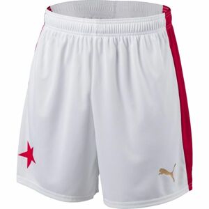 Puma SK SLAVIA SHORTS HOME Originální fotbalové trenky, bílá, velikost XXXL