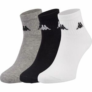Kappa ZORAZ 3PACK Ponožky, černá, velikost 35-38