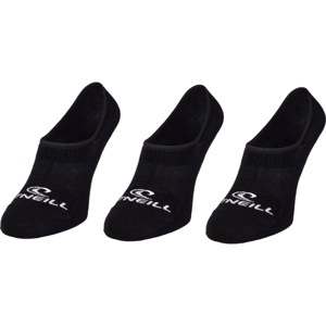 O'Neill FOOTIE ONEILL WHITE 3P Unisex ponožky, černá, velikost 39-42