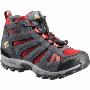 Columbia CHILDREN NORTH PLAINS MID WP Dětská zimní outdoorová obuv, tmavě šedá, veľkosť 30