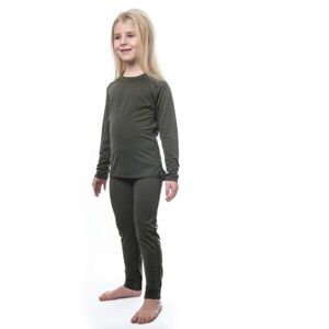 Sensor MERINO AIR SET Dětský funkční set, zelená, velikost