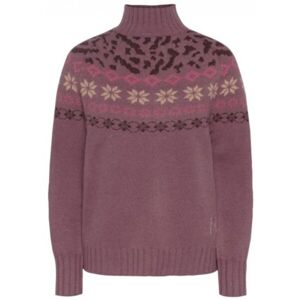 KARI TRAA INGRID KNIT Dámský rolák, růžová, velikost