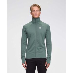 Daehlie FULL ZIP DAVOS Pánská sportovní mikina, tmavě zelená, velikost