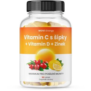 MOVIT ENERGY MOVIT VITAMIN C 500 MG SE ŠÍPKY 90 TABLET Doplněk stravy, , velikost