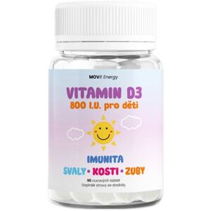 MOVIT ENERGY MOVIT VITAMIN D3 800 I.U. 90 TABLET Doplněk stravy pro děti, , velikost