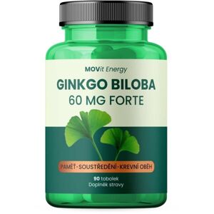 MOVIT ENERGY MOVIT GINKGO BILOBA 60 MG FORTE 90 TOBOLEK Doplněk stravy, , velikost