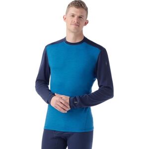 Smartwool M CLASSIC THERMAL MERINO BL CREW BOXED Pánské triko, modrá, velikost