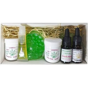 CBD konopí Meclov BOLEST Dárkové balení konopné kosmetiky, dummy, velikost