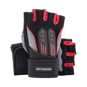 BUSHIDO DBX-115 L Protiskluzové fitness rukavice, černá, velikost