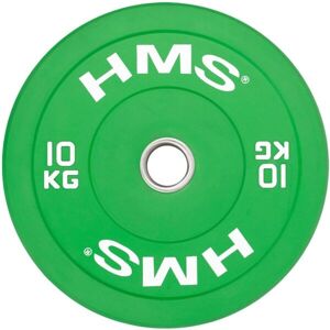 HMS BUMPER 10 KG x 50 MM Barevný bumper kotouč, zelená, velikost
