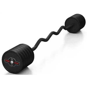MARBO MW-SG 50KG Obouruční činka, černá, velikost