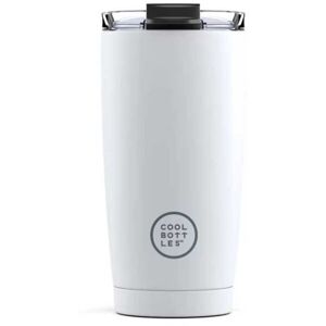COOL BOTTLES TERMO 550 ML Nerezový termo hrnek, bílá, velikost