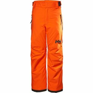 Helly Hansen JR LEGENDARY PANT Dětské lyžařské kalhoty, oranžová, velikost 14