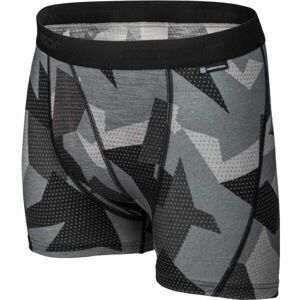 Sensor MERINO IMPRESS Pánské trenky, šedá, velikost XXL