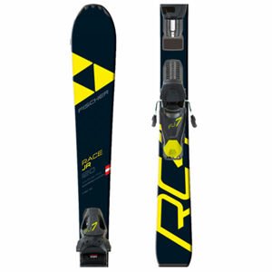 Fischer RC4 RACE JR. + FJ7 SLR GW Juniorské sjezdové lyže, černá, velikost