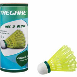 Tregare NSC 3 SLOW YELLOW Badmintonové míčky, zelená, velikost UNI