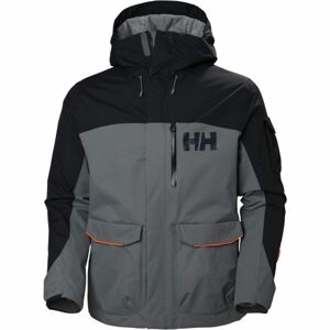 Helly Hansen FERNIE 2.0 Pánská lyžařská/snowboardová bunda, tmavě šedá, velikost
