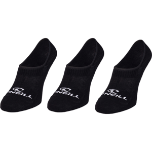 O'Neill FOOTIE 3PK Unisex ponožky, černá, velikost 43-46