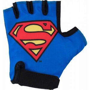 Warner Bros SUPERMAN Dětské cyklistické rukavice, modrá, velikost 10