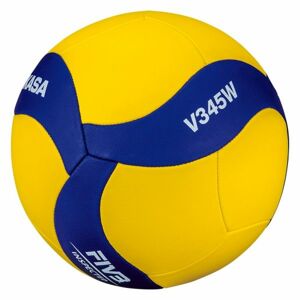 Mikasa V345W Volejbalový míč, žlutá, velikost 5