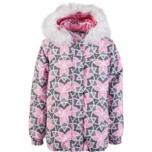 Lewro PAMILA Dívčí zimní bunda, růžová, velikost 140-146