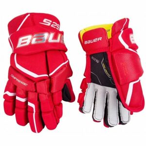 Bauer SUPREME S29 GLOVE JR Hokejové rukavice, tmavě modrá, velikost 10