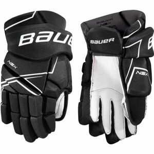 Bauer NSX GLOVE YTH Dětské hokejové rukavice, černá, velikost 8