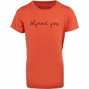 ALPINE PRO SANTOSO Dětské triko, oranžová, velikost 116-122