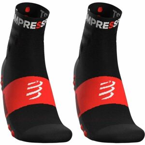 Compressport TRAINING SOCKS 2-PACK Sportovní ponožky, černá, velikost 45-47