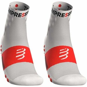 Compressport TRAINING SOCKS 2-PACK Sportovní ponožky, bílá, velikost 35-38