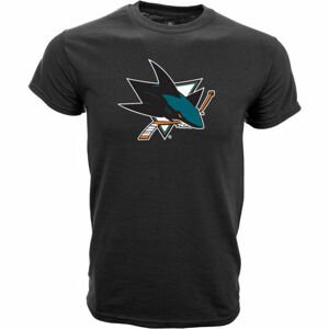 Levelwear CORE LOGO TEE SHAR YTH Dětské tričko, černá, velikost XL
