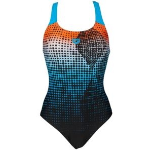 Arena W DAYTRIP NEW SWIM PRO BACK ONE PIECE Dámské jednodílné plavky, modrá, velikost
