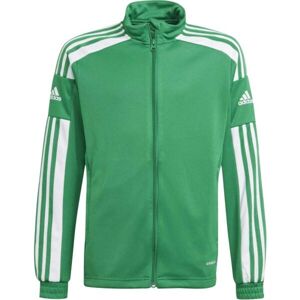 adidas SQUADRA 21 TRAINING JR Dětská fotbalová mikina, zelená, velikost