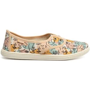 Oldcom SARAH PRINT Dámské slip-on boty, růžová, velikost