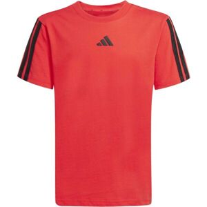 adidas JERSEY ESSENTIALS LOGO KIDS Dětské tréninkové triko, červená, velikost