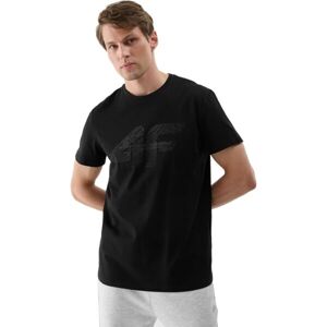 4F TSHIRT MEN Pánské triko, černá, velikost