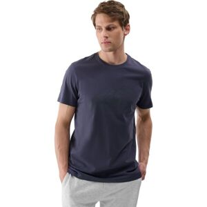 4F TSHIRT MEN Pánské triko, tmavě modrá, velikost