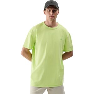 4F TSHIRT MEN Pánské triko, světle zelená, velikost
