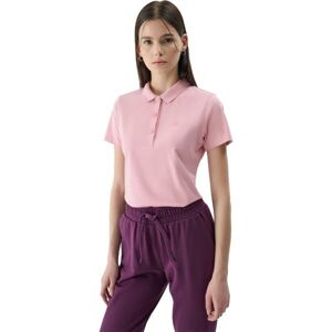 4F POLO Dámské polo tričko, růžová, velikost