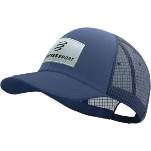 Compressport TRUCKER 6P CAP Kšiltovka, modrá, velikost