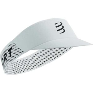 Compressport PRO RACING VISOR Běžecký kšilt, bílá, velikost