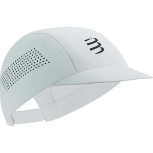 Compressport PRO RACING CAP Běžecká čepice, bílá, velikost