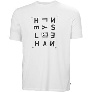 Helly Hansen SKOG GRAPHIC Pánské triko, bílá, velikost