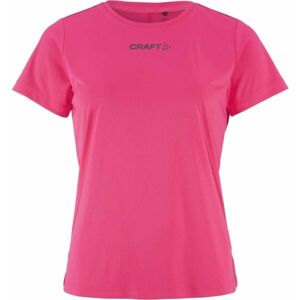 Craft CORE ESSENCE SS TEE 2 W Dámské sportovní triko, růžová, velikost